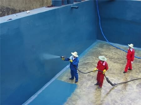 游泳池，污水池聚脲噴涂